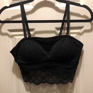 Colsie black lace bralette